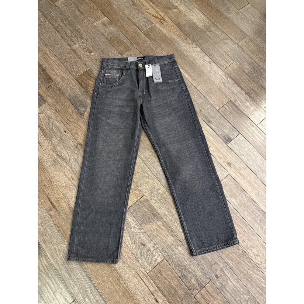 Royal Blue Jeans Relaxed Fit Men's Style 8207 Size 32x32 NWT